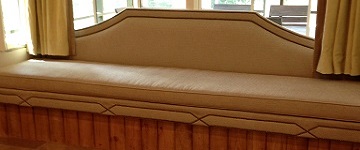 Custom Upholstered Window Bench